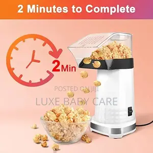 Hot Air Electric Popcorn Maker, No Oil, Popcorn Machine