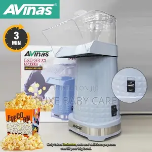 Hot Air Electric Popcorn Maker, No Oil, Popcorn Machine