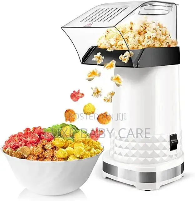 Hot Air Electric Popcorn Maker, No Oil, Popcorn Machine