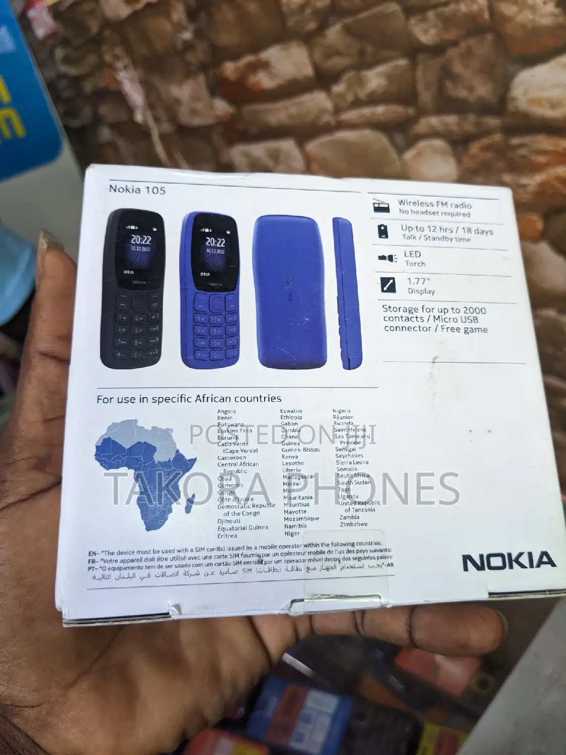 New Nokia 105 Black