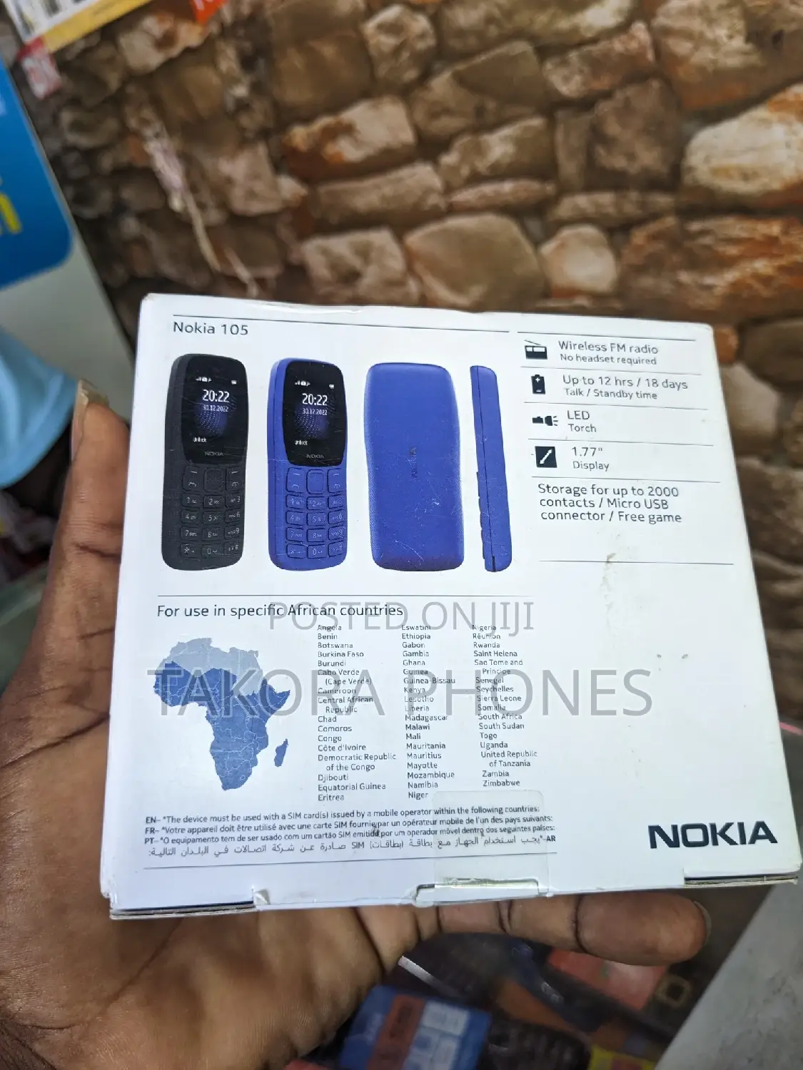 New Nokia 105 Black