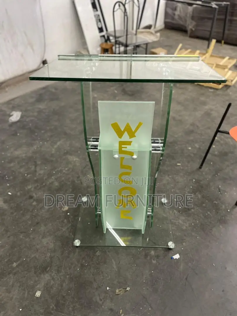 Imported Glass Pulpit