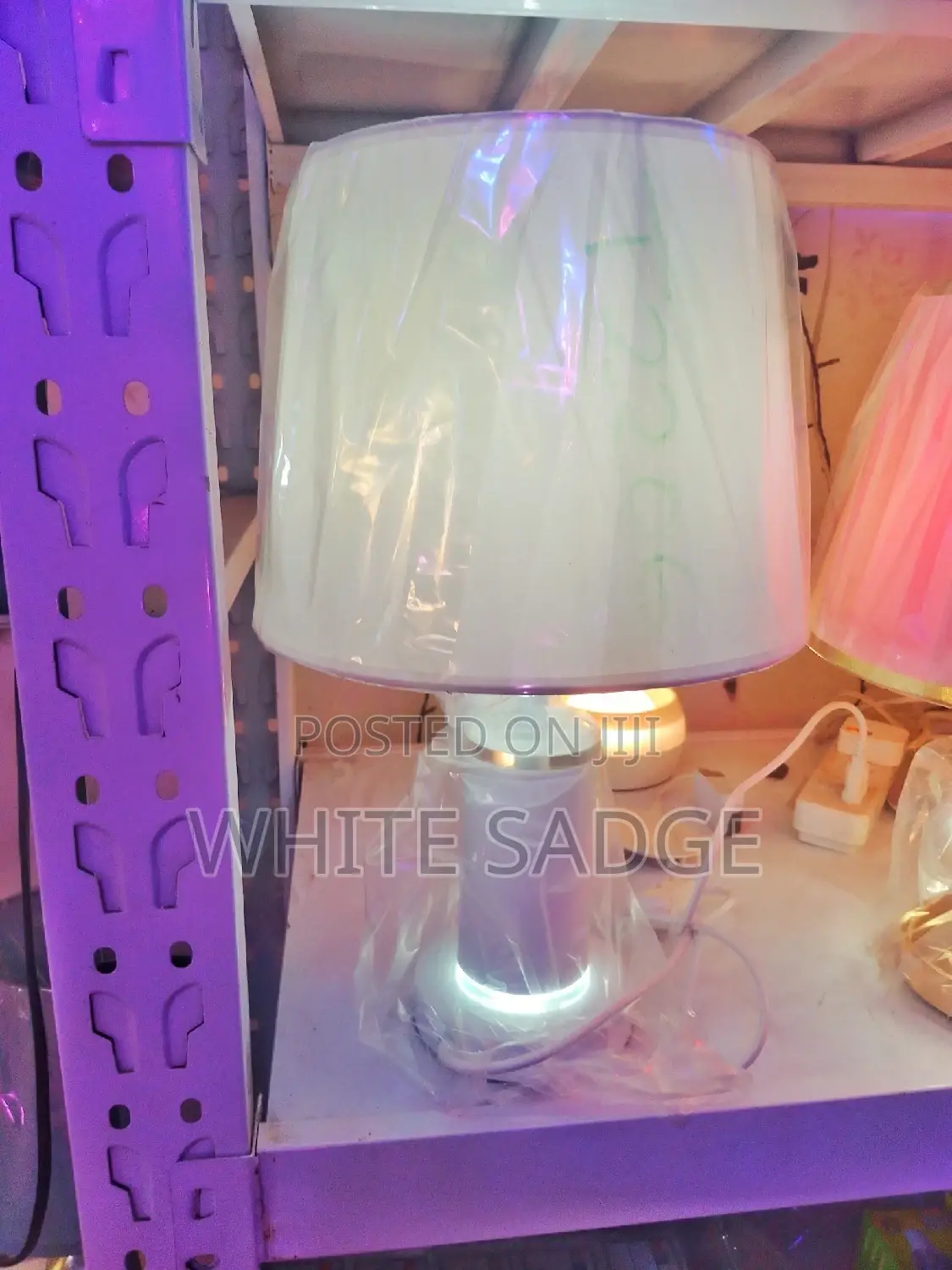Plen White Bed Side Lamp