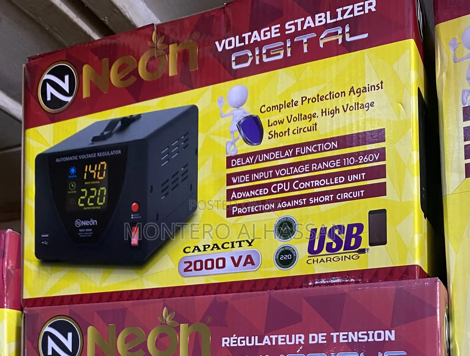 2000 Watts Stabilizer