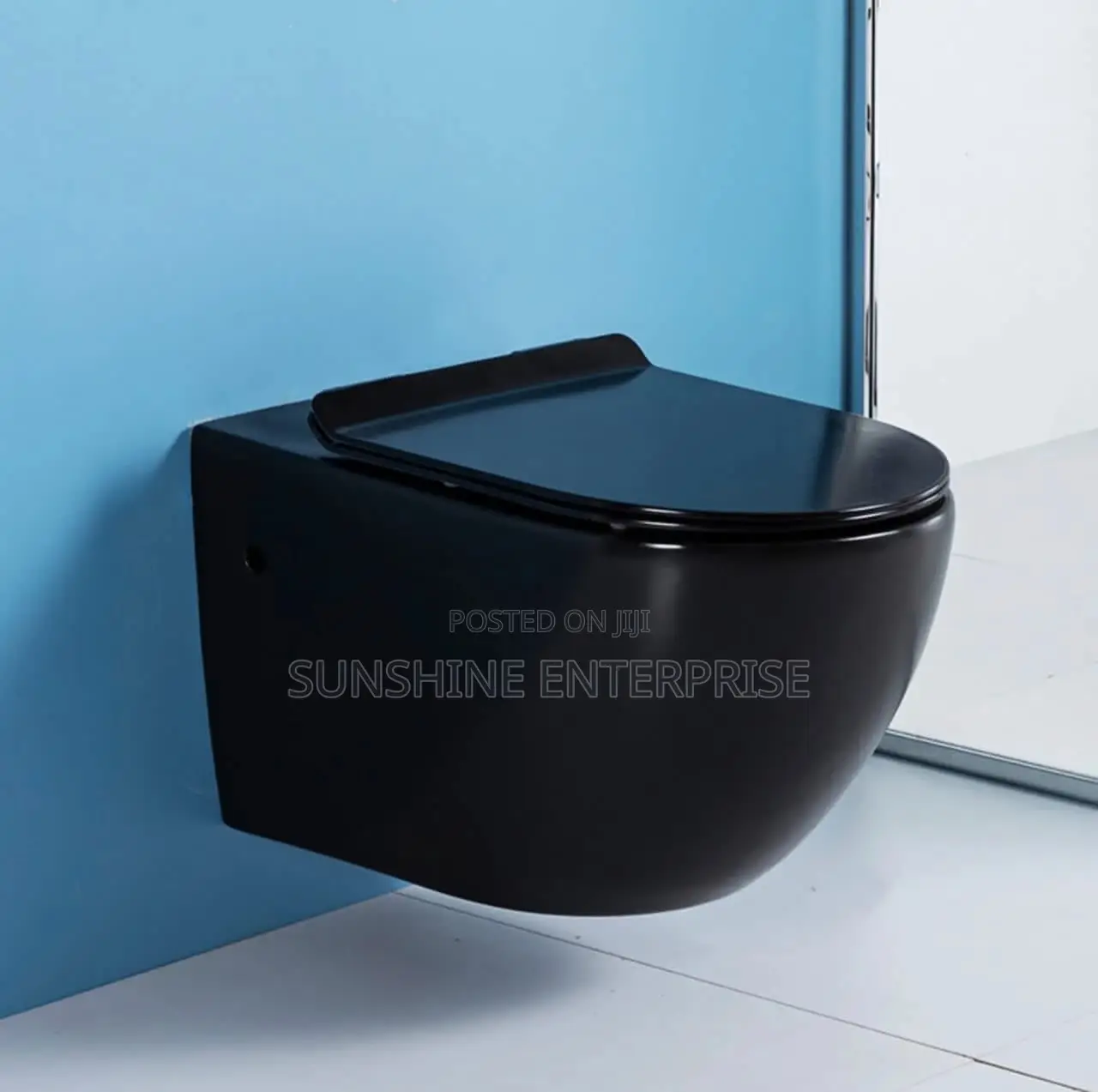 Black Concealed Water Closet