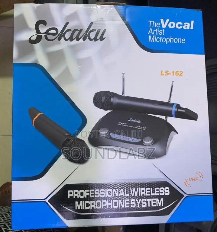 Sekaku LS-162 Wireless Dual UHF Handheld Microphone System