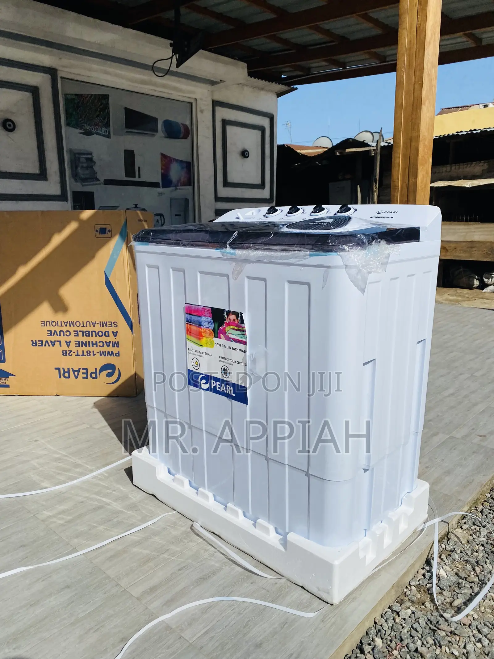 Purchase Pearl 18kg Top Load Washing Machine + Spin/Dry.