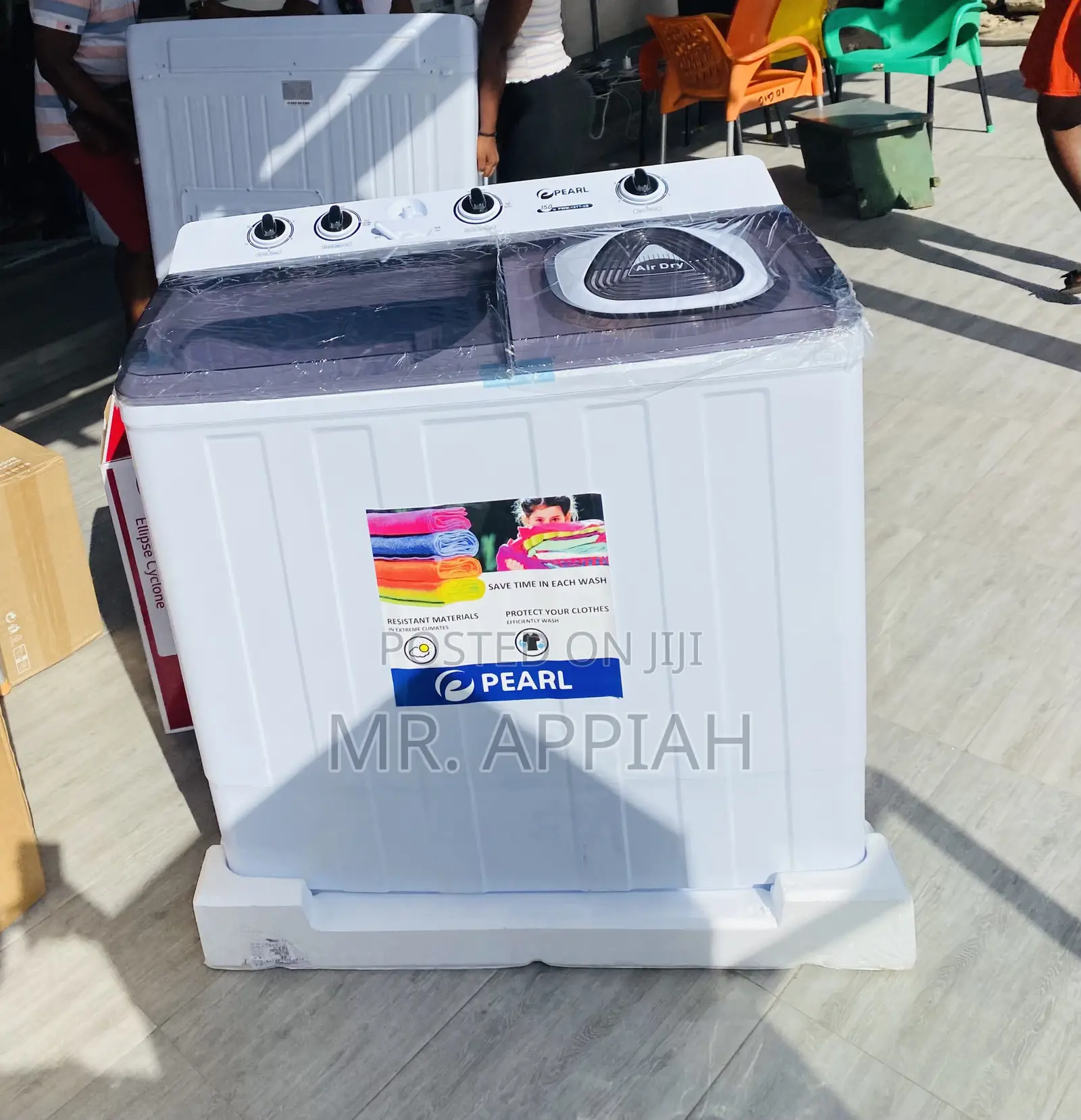 Shop Original Pearl 15kg Topload Washing Machine + Spin/Dry