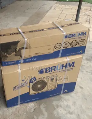Split Type Bruhm 1.5hp Air Conditioner(R410)White.