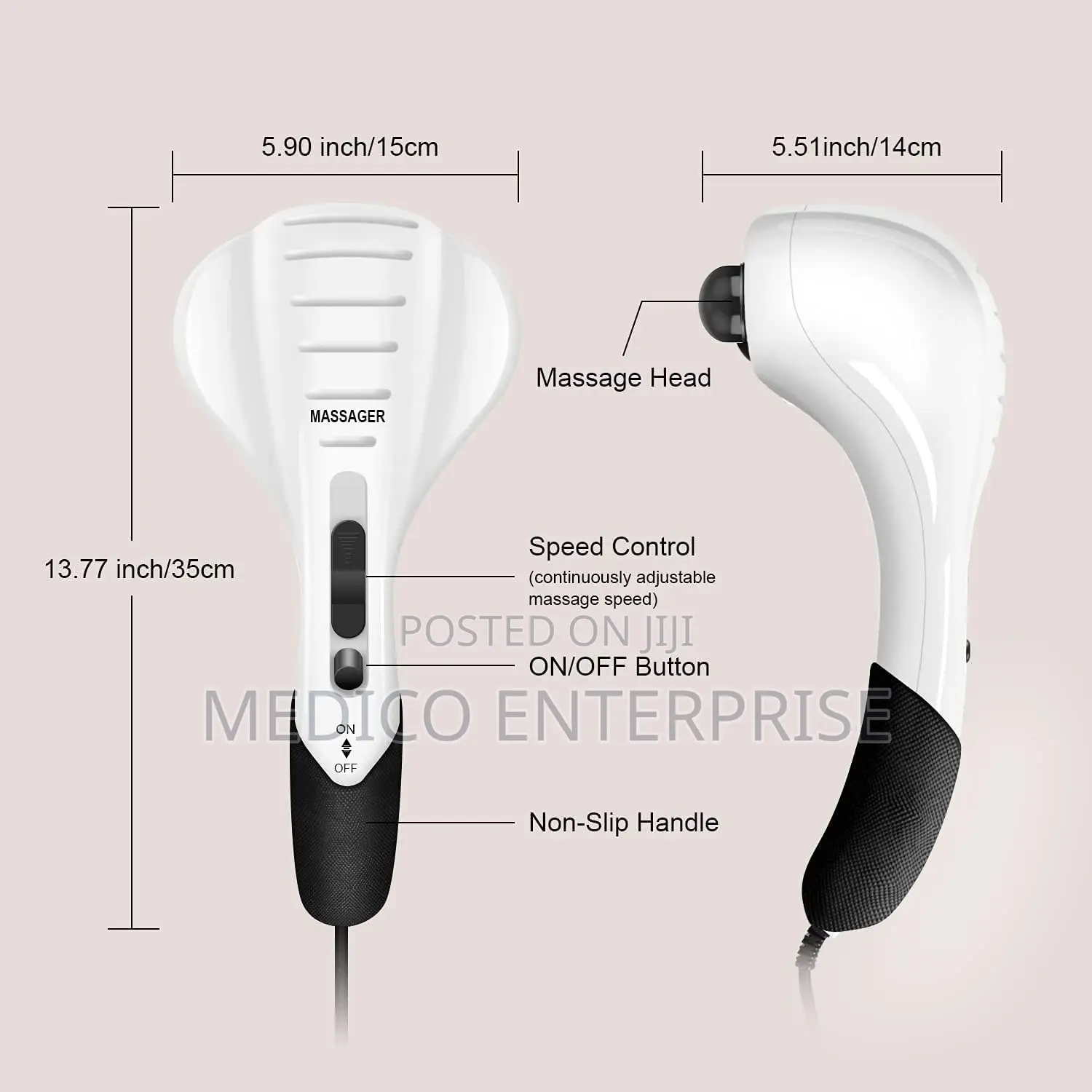Double Head for Body Massage Hammer