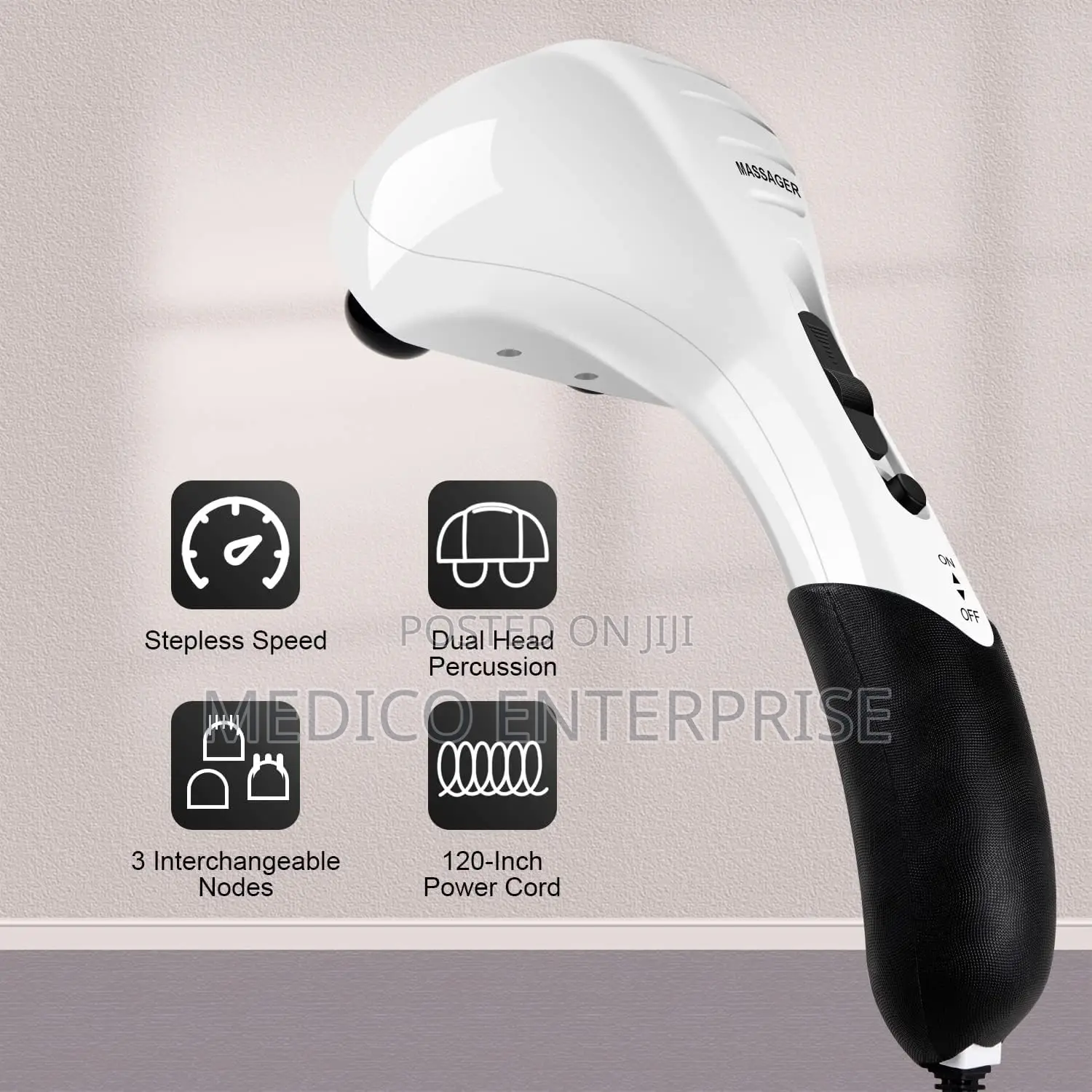 Double Head for Body Massage Hammer