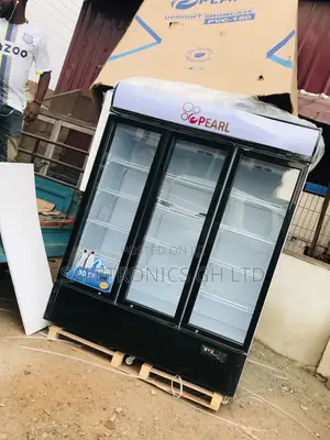 3 Doors Display Pearl PVC-150 Glass Reliable Fridge