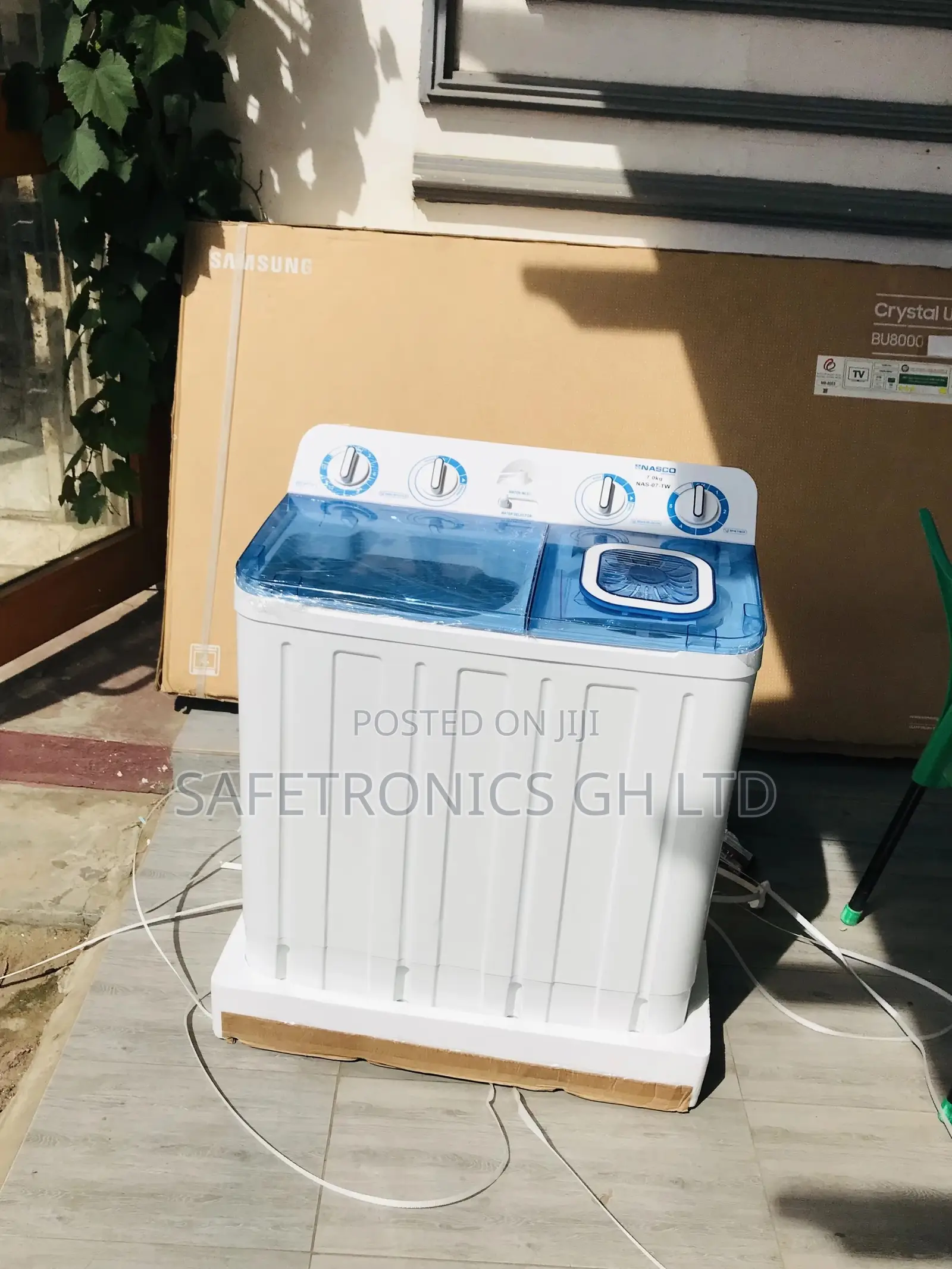 Semiautomatic Topload Nasco 7kg Twintub Washingmachine