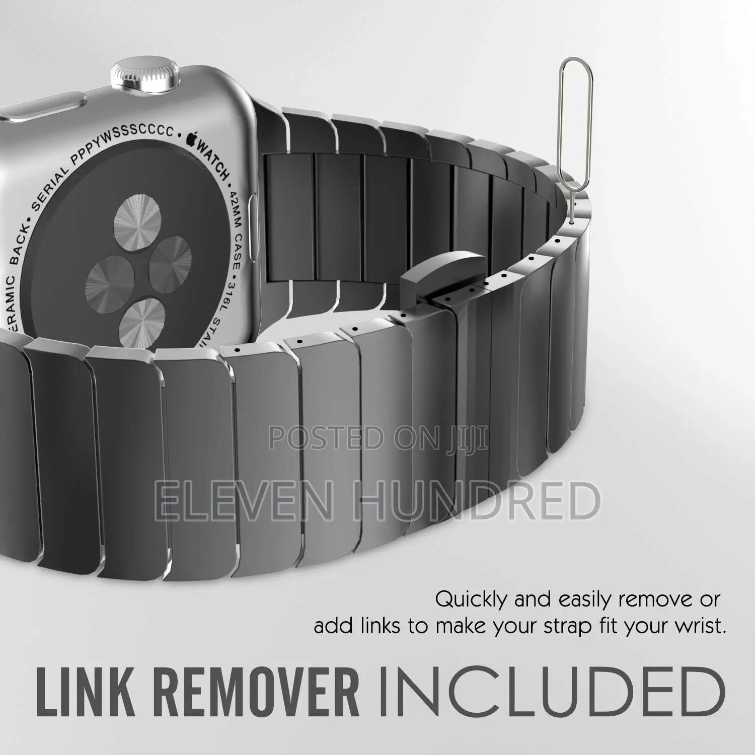 For Apple Watch Ultra 2 Series 9 8 7 6 5 4 Metal Link Bracel
