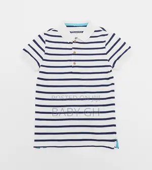 M S Striped Polo T-Shirt and Shorts Set