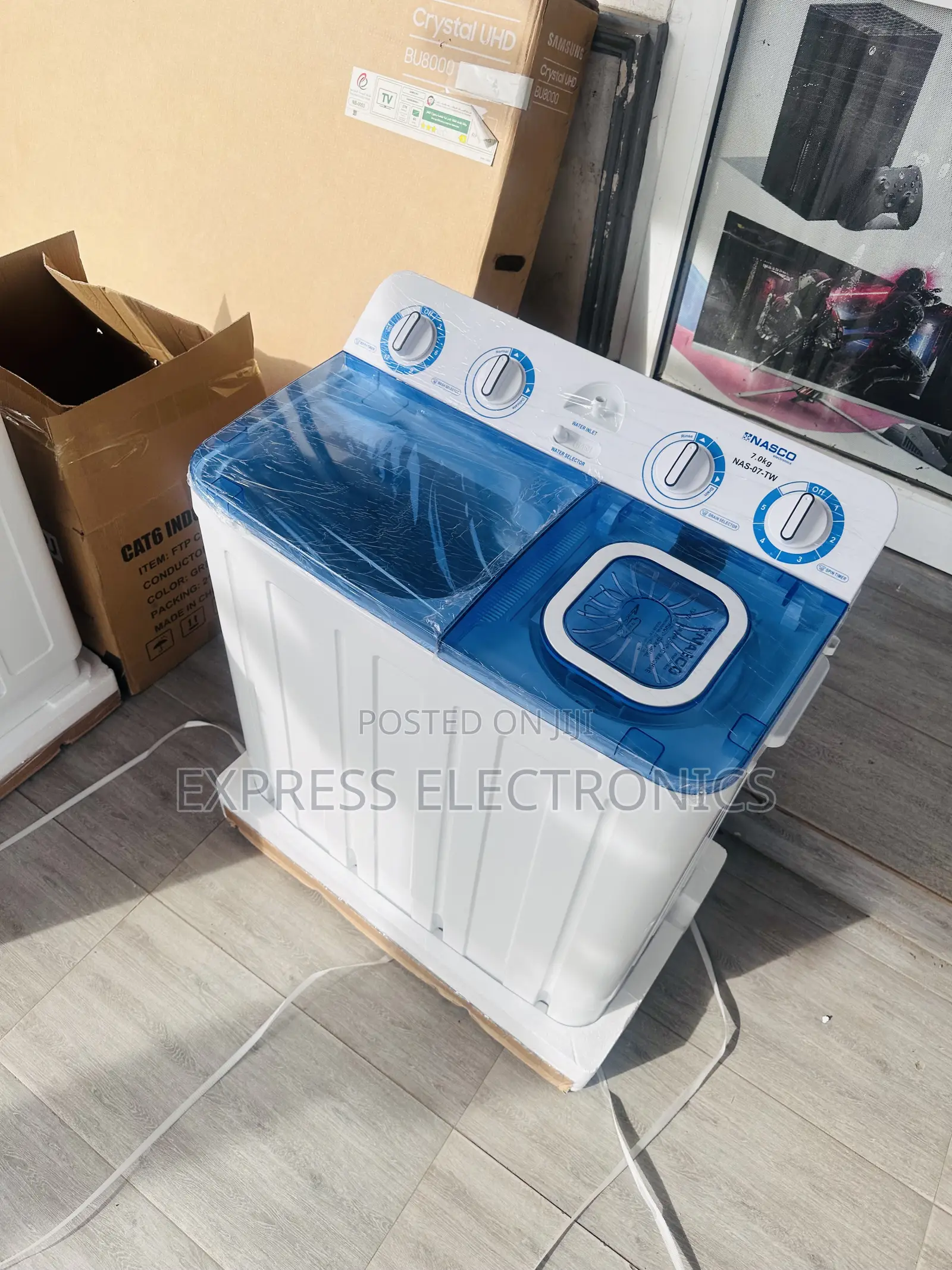 Transparent Lid Washing 7kg Topload Twintub