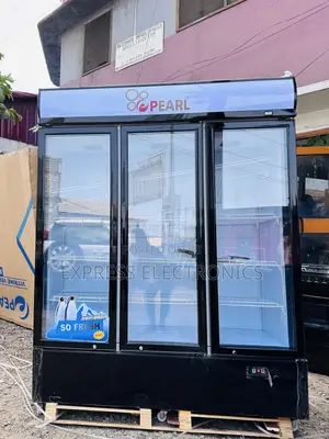 PVC-150 Display Fridge Pearl. Three Doors