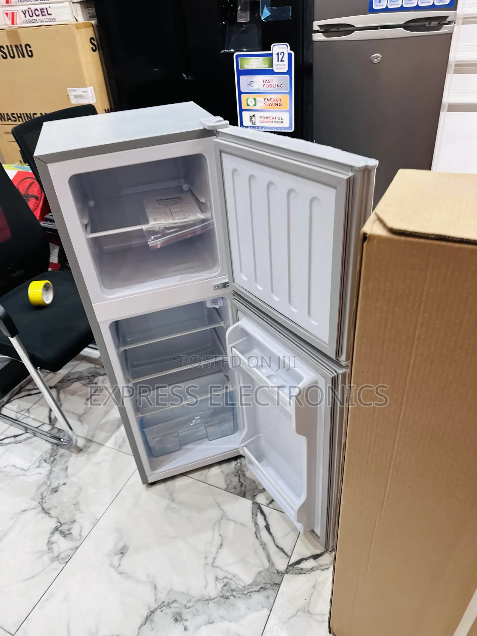 Available Now Grey Nasf2-13fl — Fridge Double Door