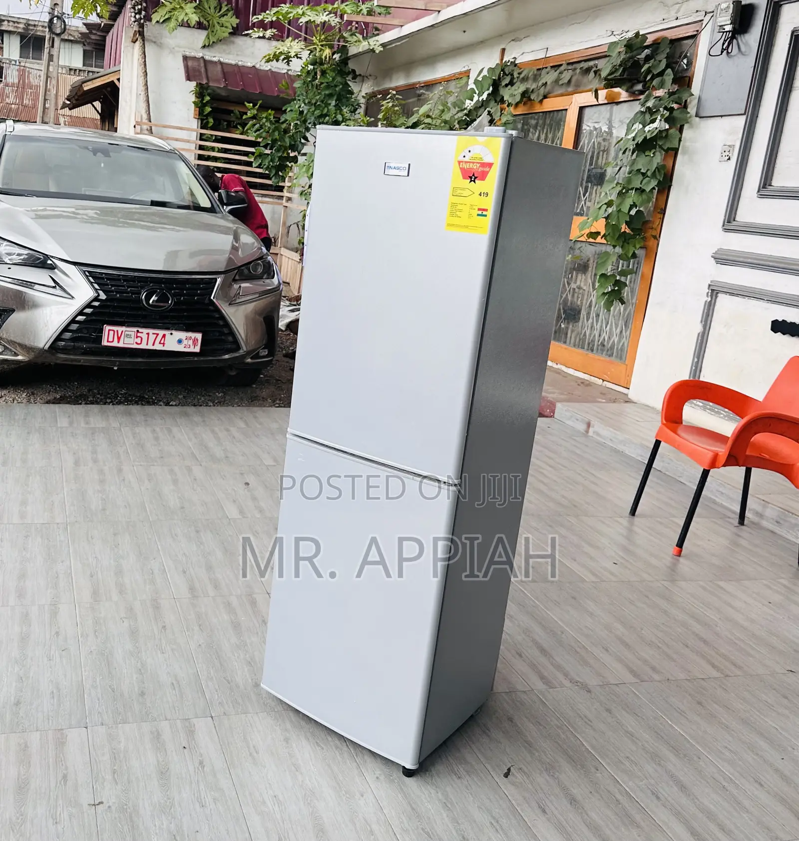Super Cooling(Nasd2-20 Nasco Double Door Fridge,Gray