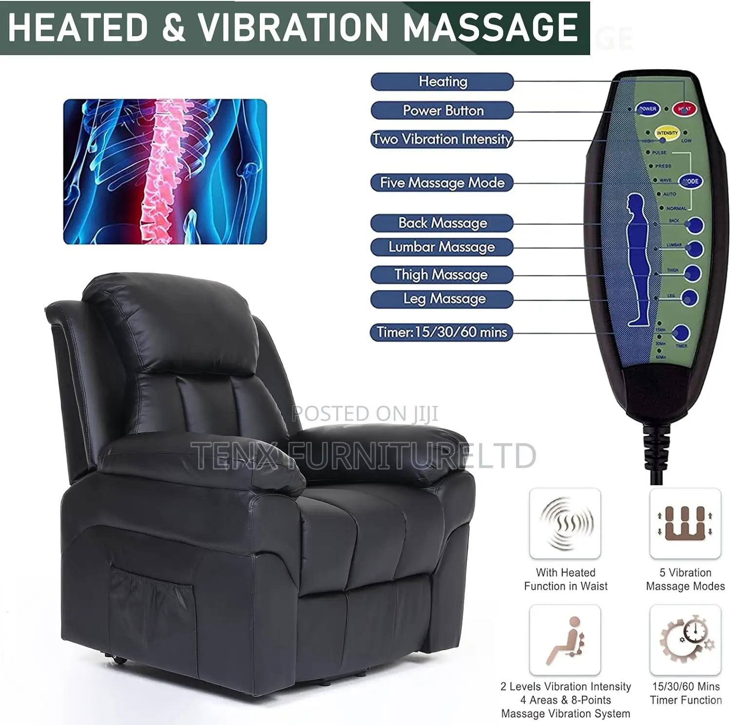 Recliner ( MASSAGE HEATING) Sofa