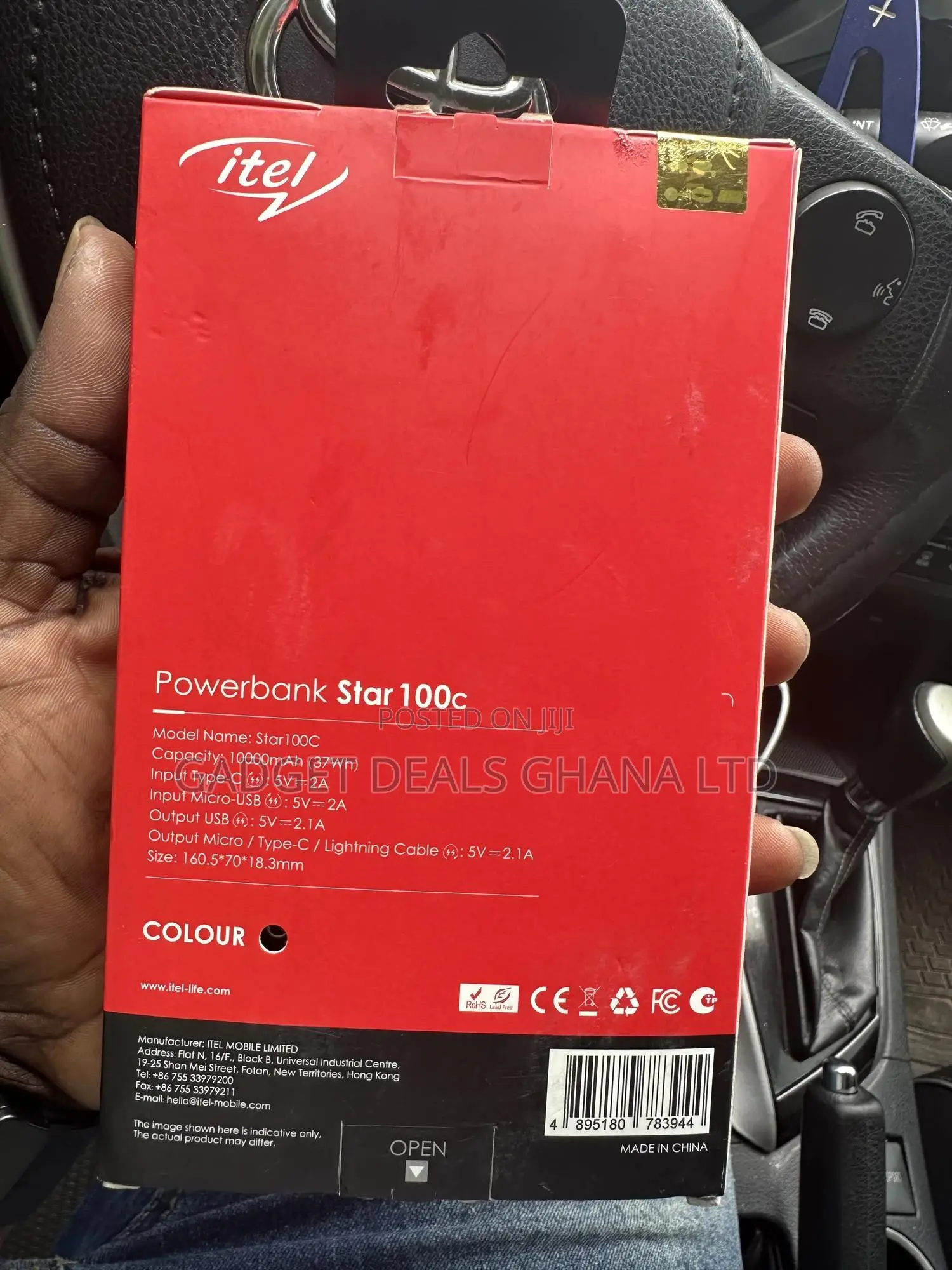 Itel Star 100c Power Bank