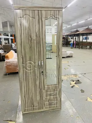 2 Doors Wardrobe With Mirror