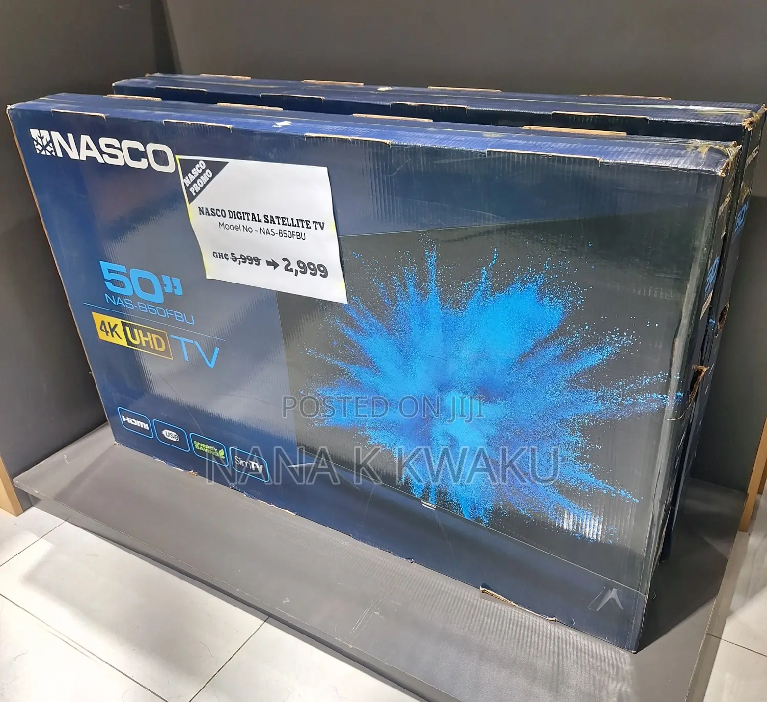 But Nasco 50inches UHD Digital Satellite Tv