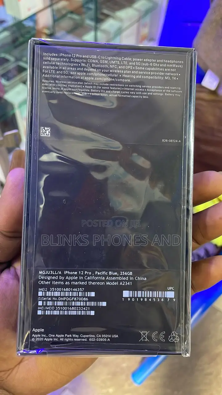 New Apple iPhone 12 Pro 256 GB Blue