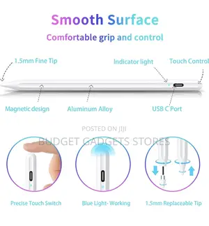 Stylus Pen for iPad (Apple Pencil) and Android Tablets