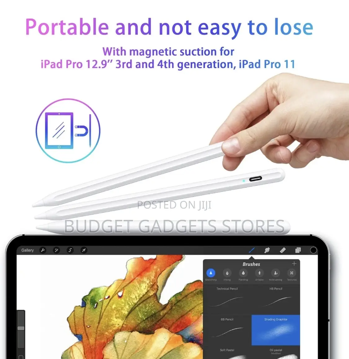 Stylus Pen for iPad (Apple Pencil) and Android Tablets