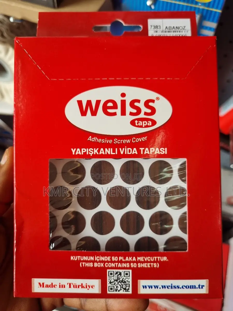Adhesive Screw Cover (Weiss Tape)