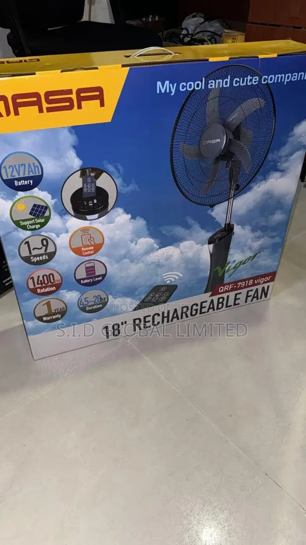 Grabyour New Rechargeable Fan