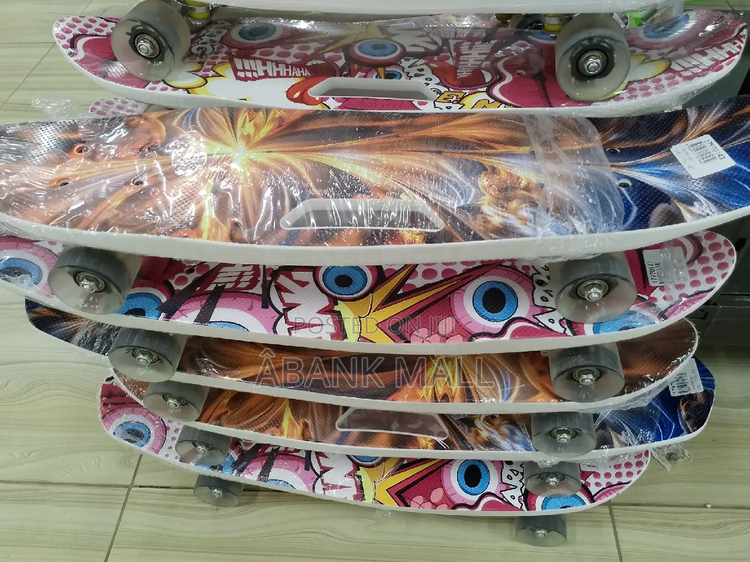 Skate Board With Lightning Wheels