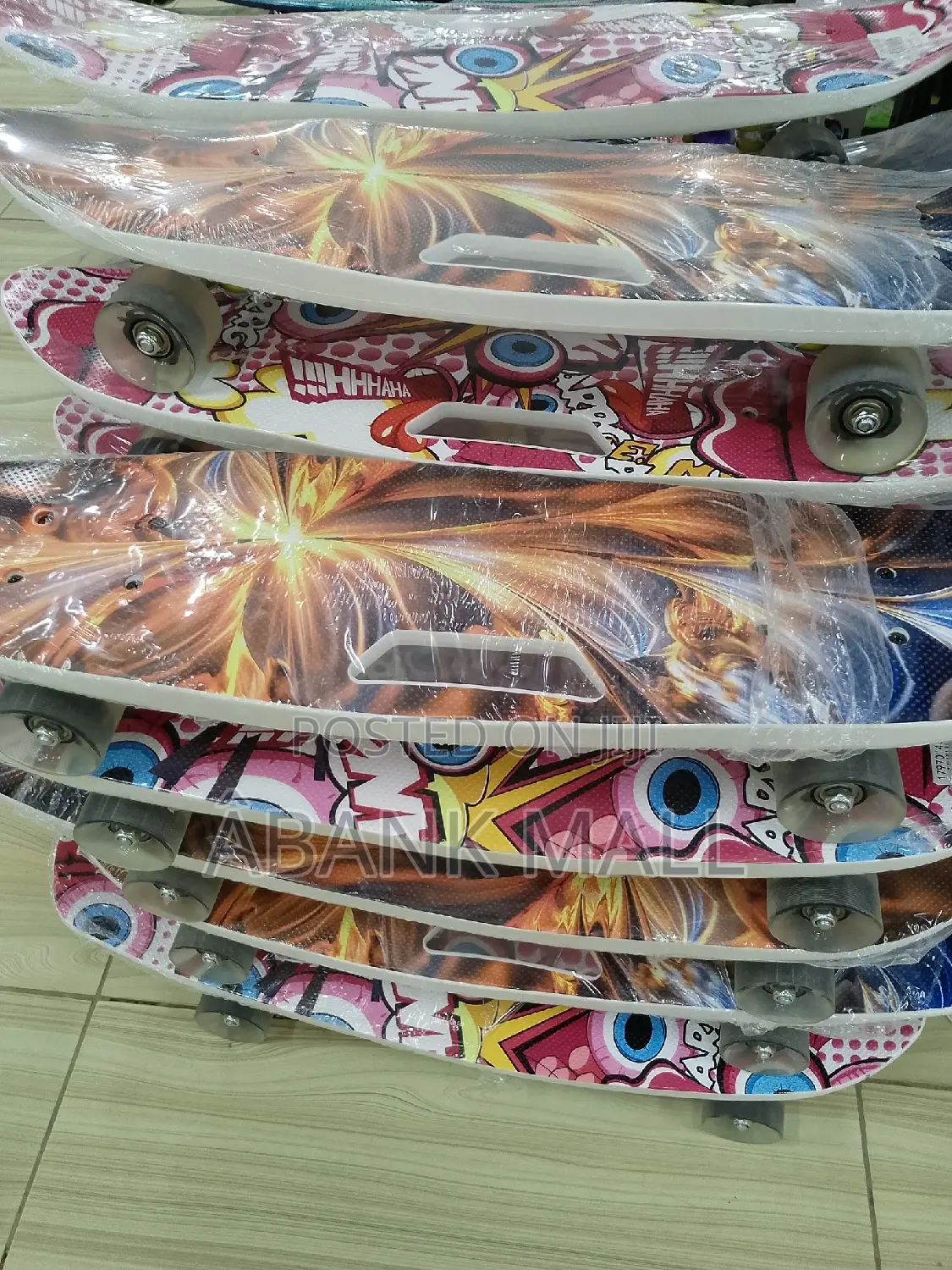 Skate Board With Lightning Wheels