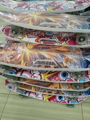 Skate Board With Lightning Wheels