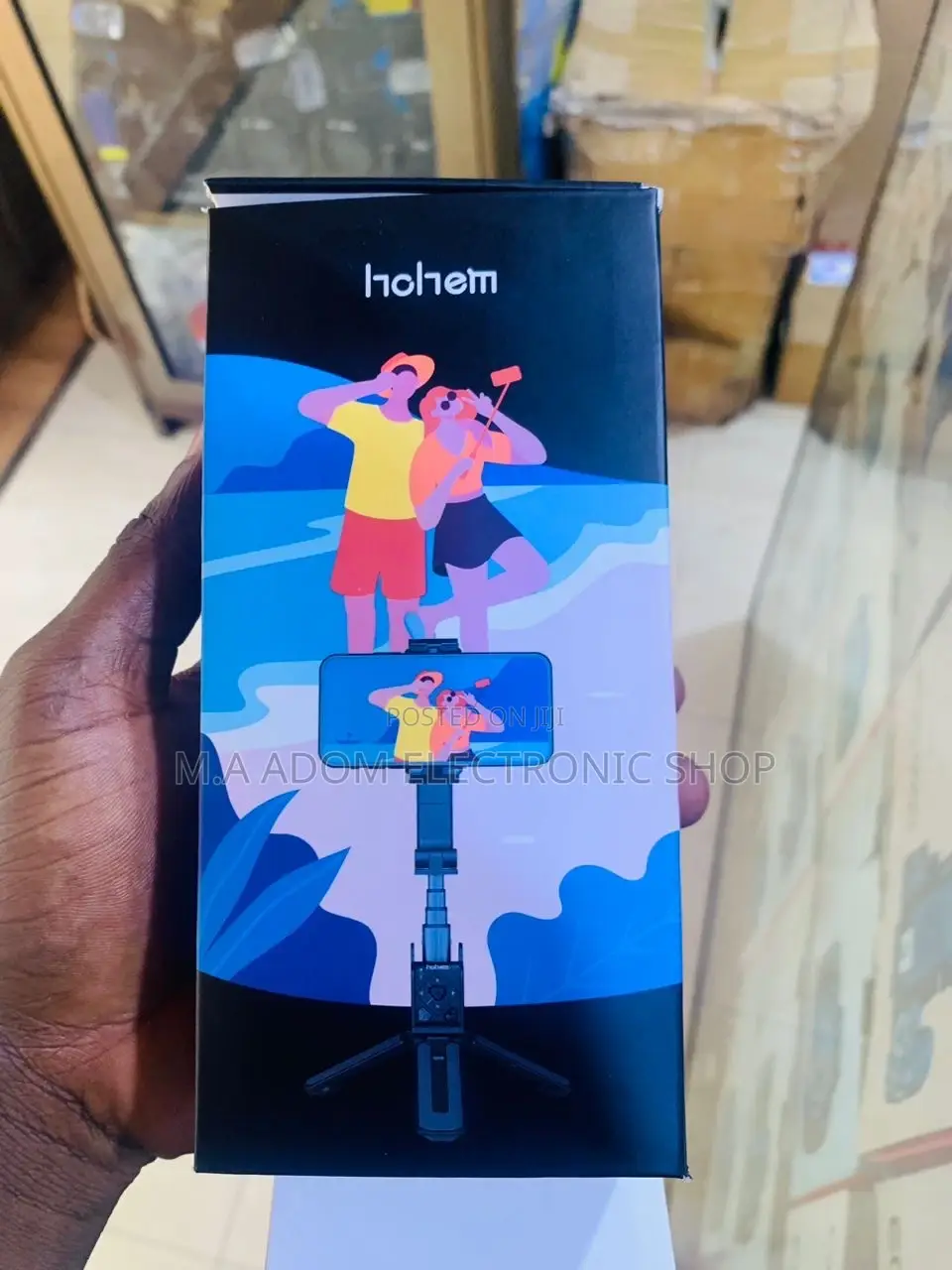 Hohem Isteady Q Gimbal Stabilizer as a Selfie Stick Tripod