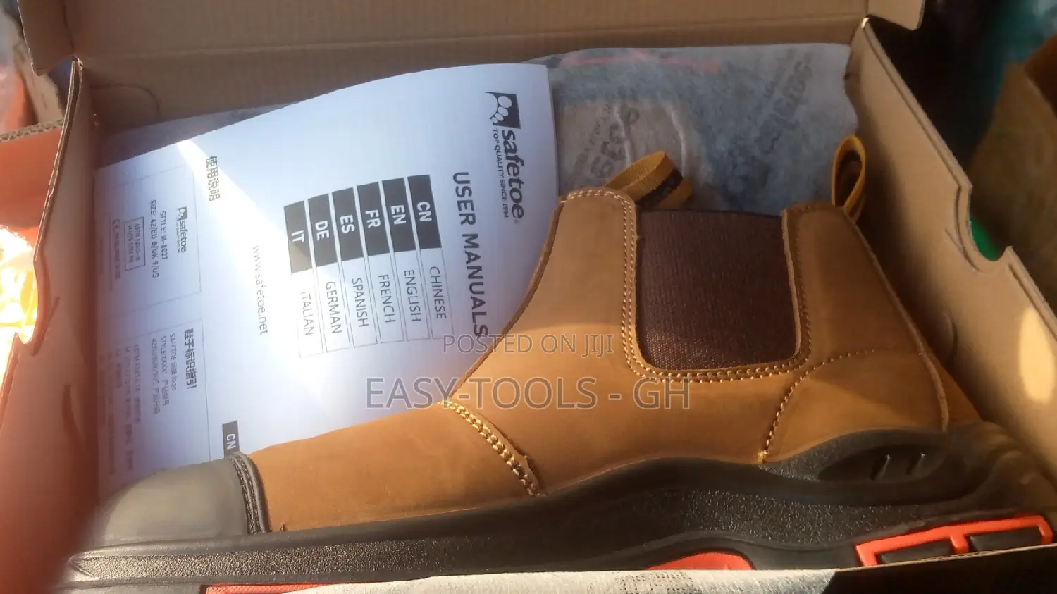 Original Solid Safety Boots _ ALL SIZES