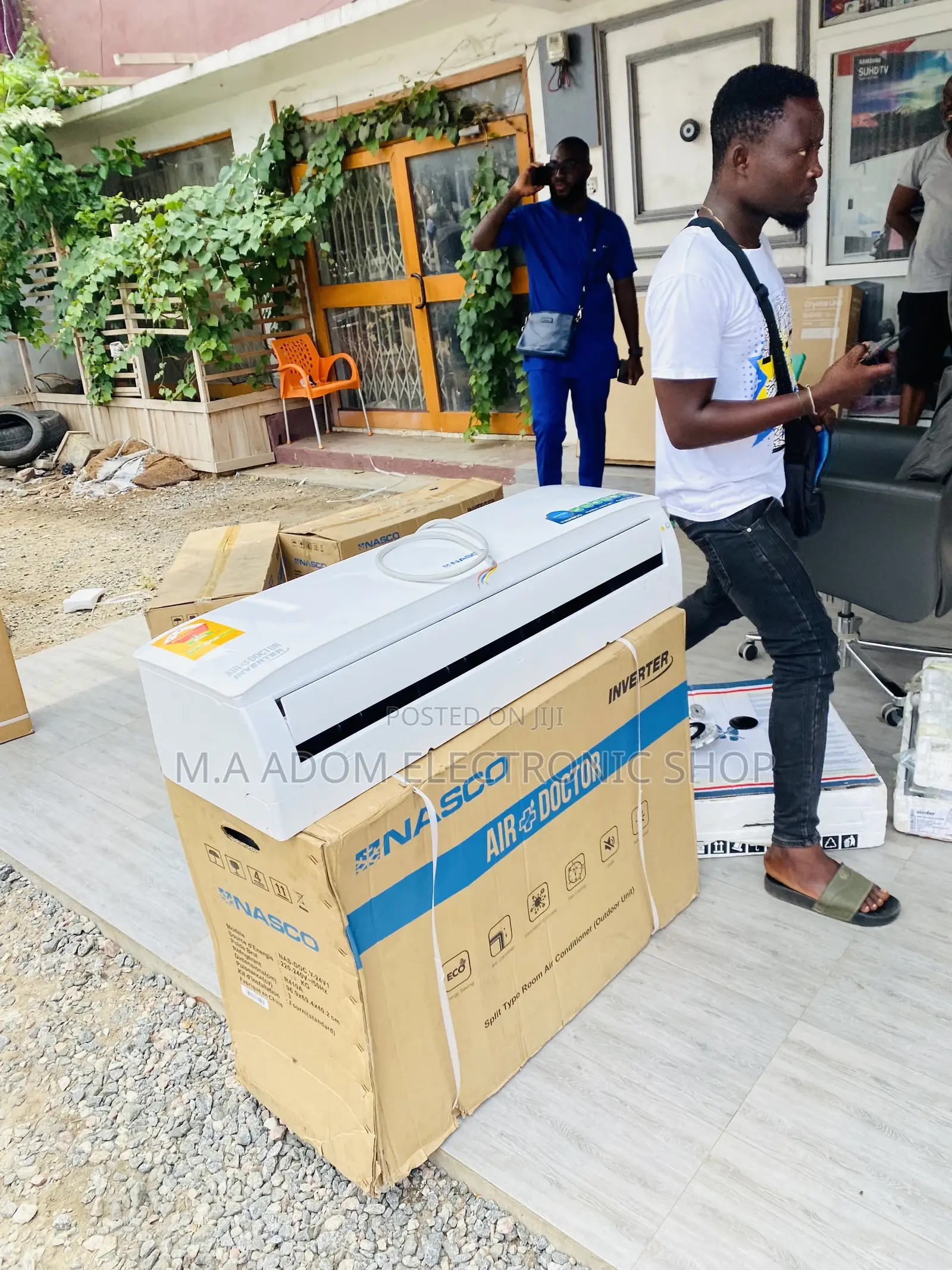 Brand New Nasco 2.5hp Split Air Doctor Inverter Ac(White).