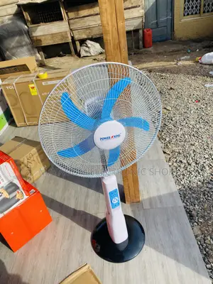 Shop Power King Rechargeable Standing Fan With Remote.