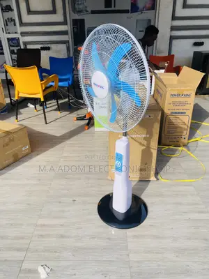 Shop Affordable Power King Rechargeable Standing Fan.