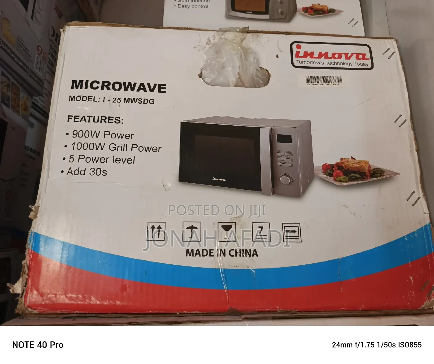 Innova Microwave Oven With Grill-25liters (I-25 MW)