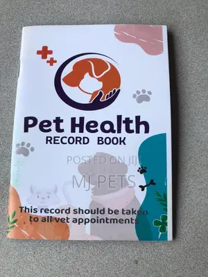 Pet Health Record Book