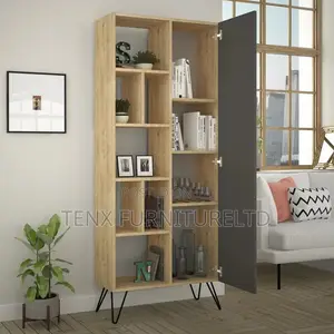 Bookcase / Bookshelves (Anthracite and Oak)