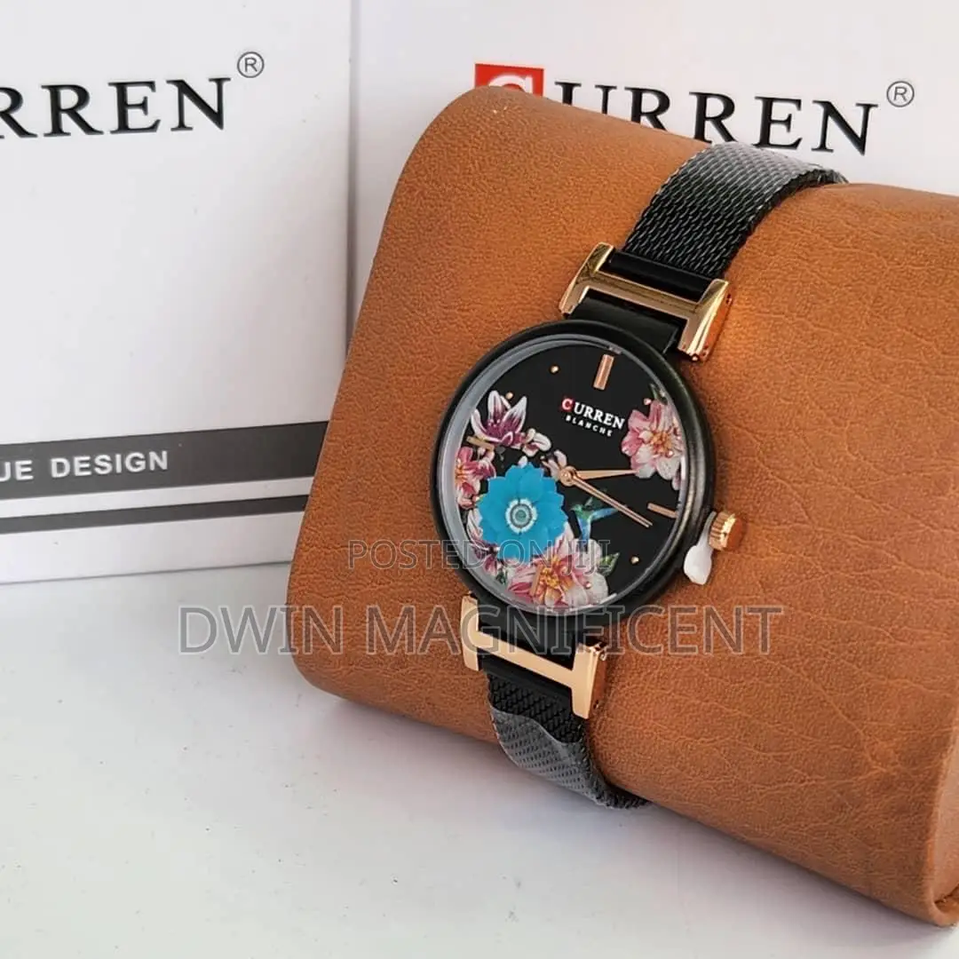 Blue Black Curren Ladies Watches