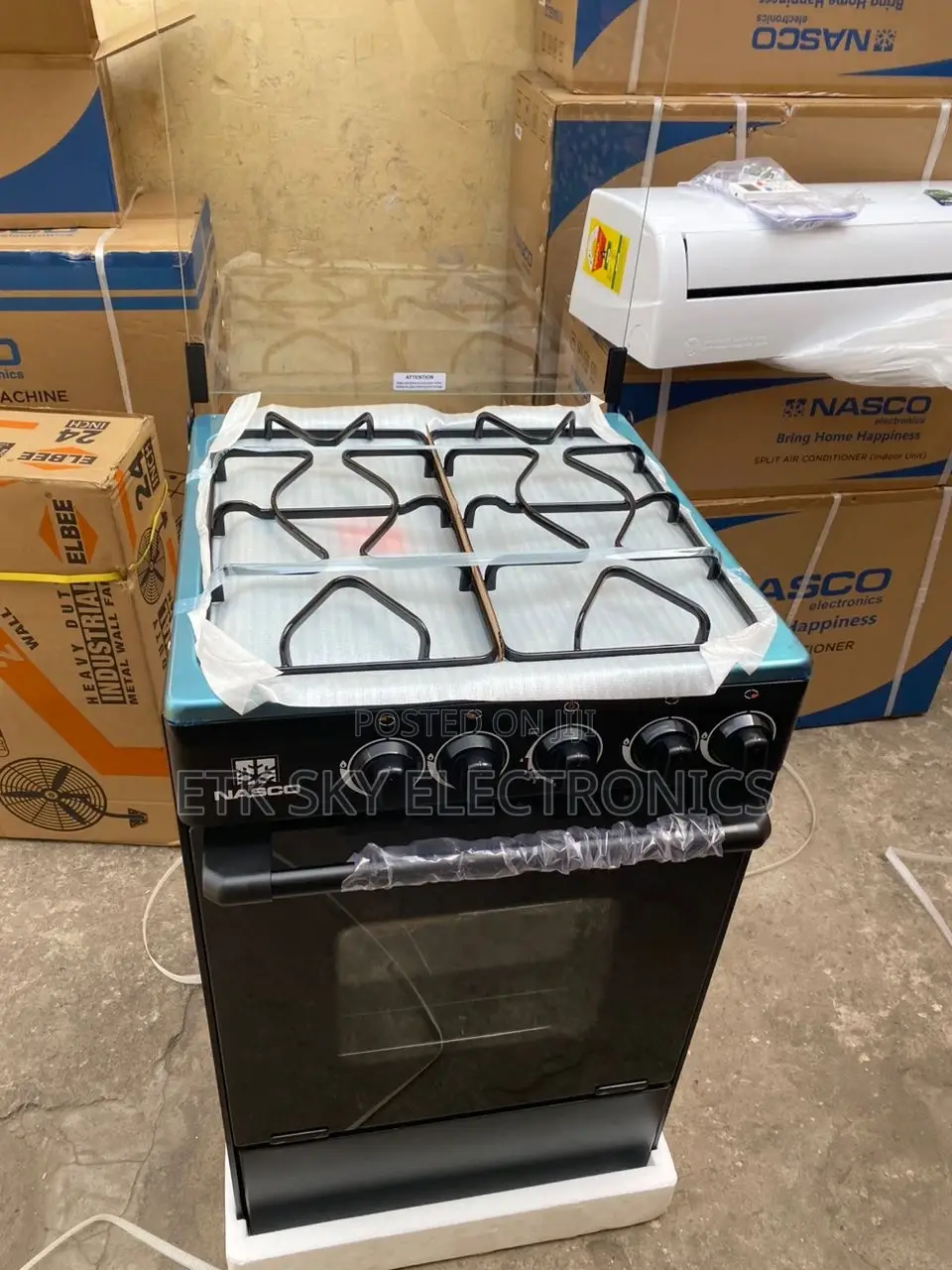 Best Finest Nasco 4burner Gas Cooker With Oven Grill