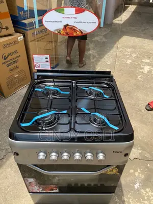 Enthralling Ferre 4burner 60X60 Gas Cooker With Oven Grill