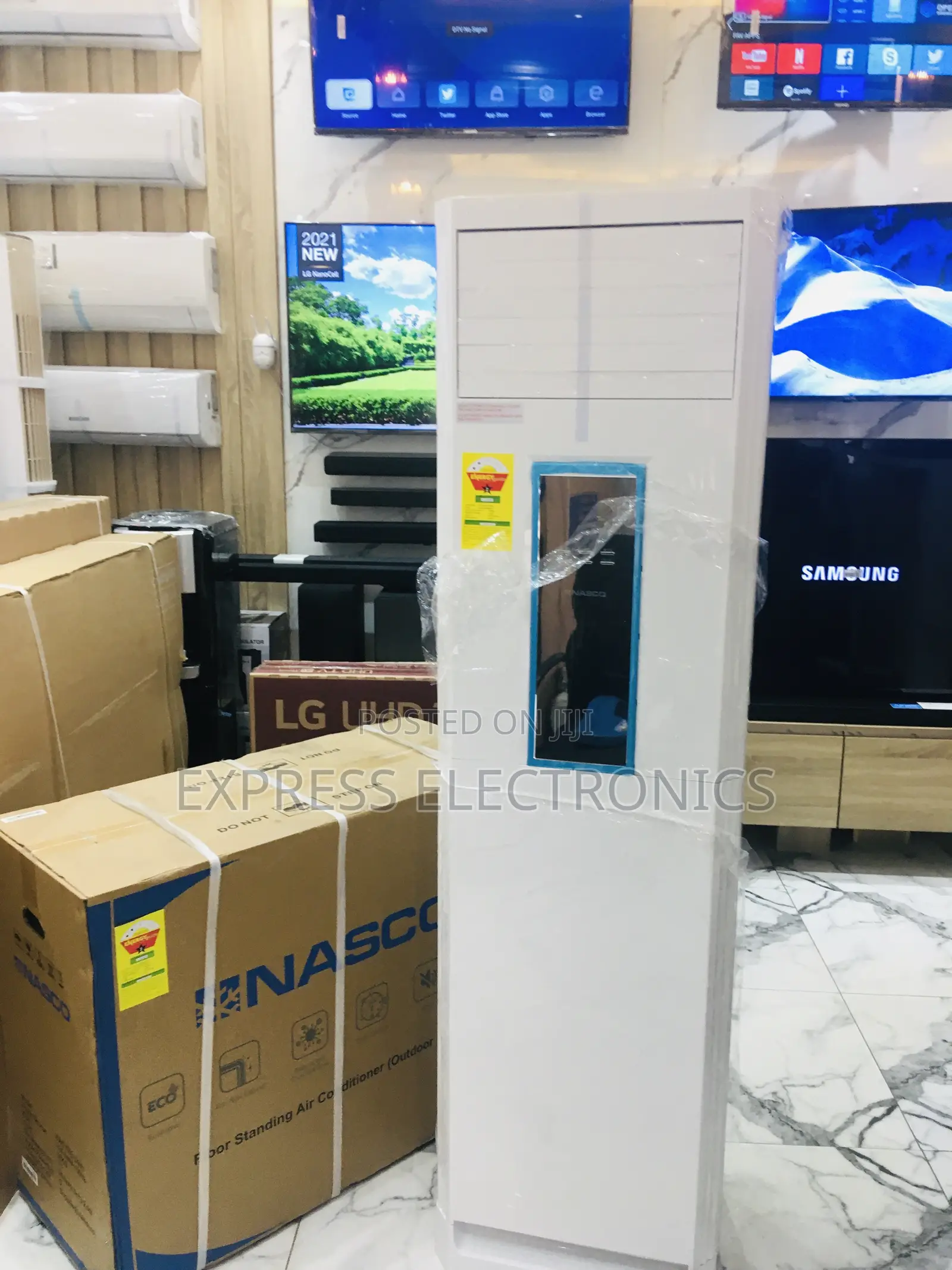 One Remote Control Air Conditioner Floor Standing Nasco 5hp