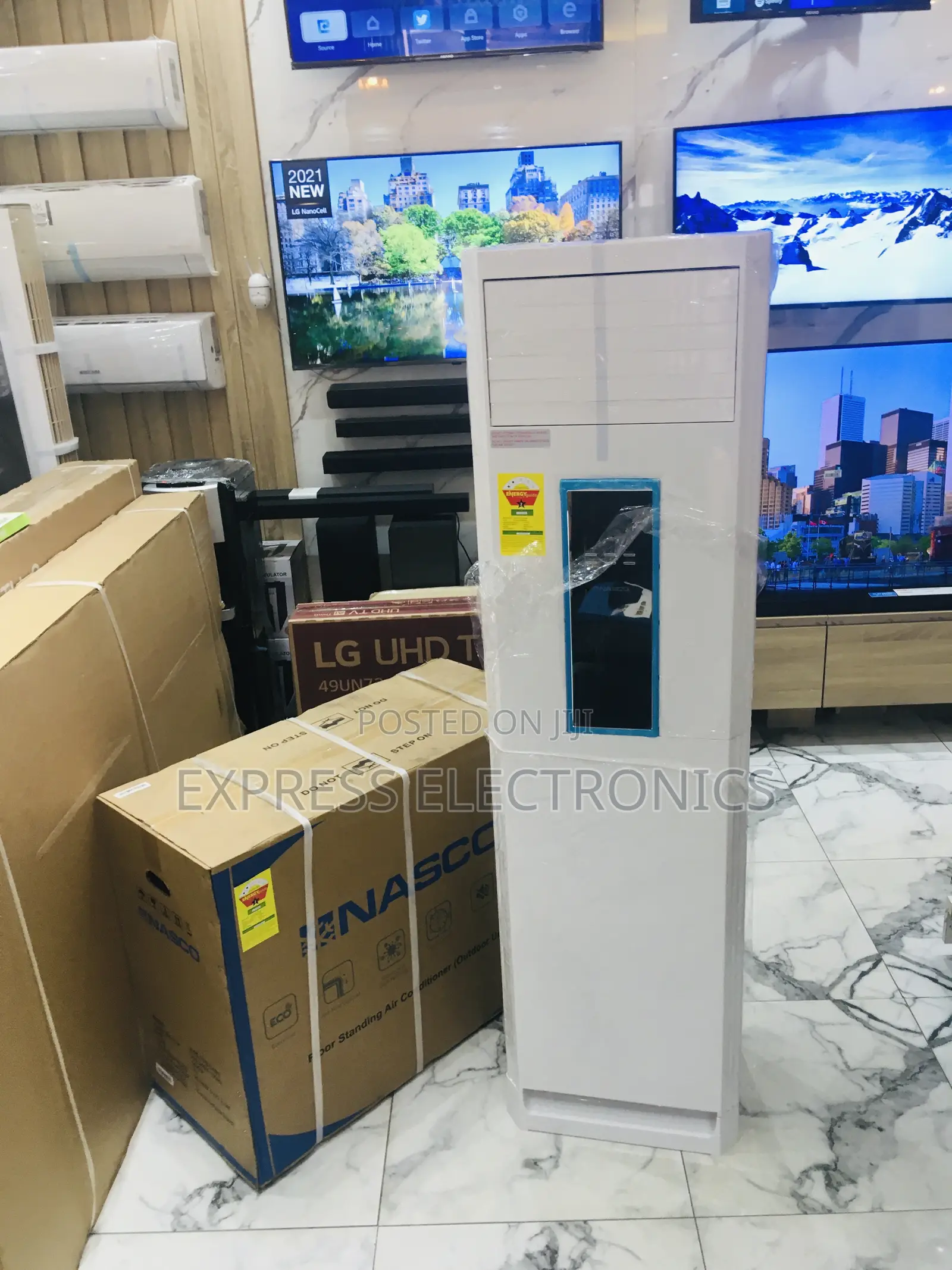 Nasco Floor Standing 5hp Split R410 Gas White