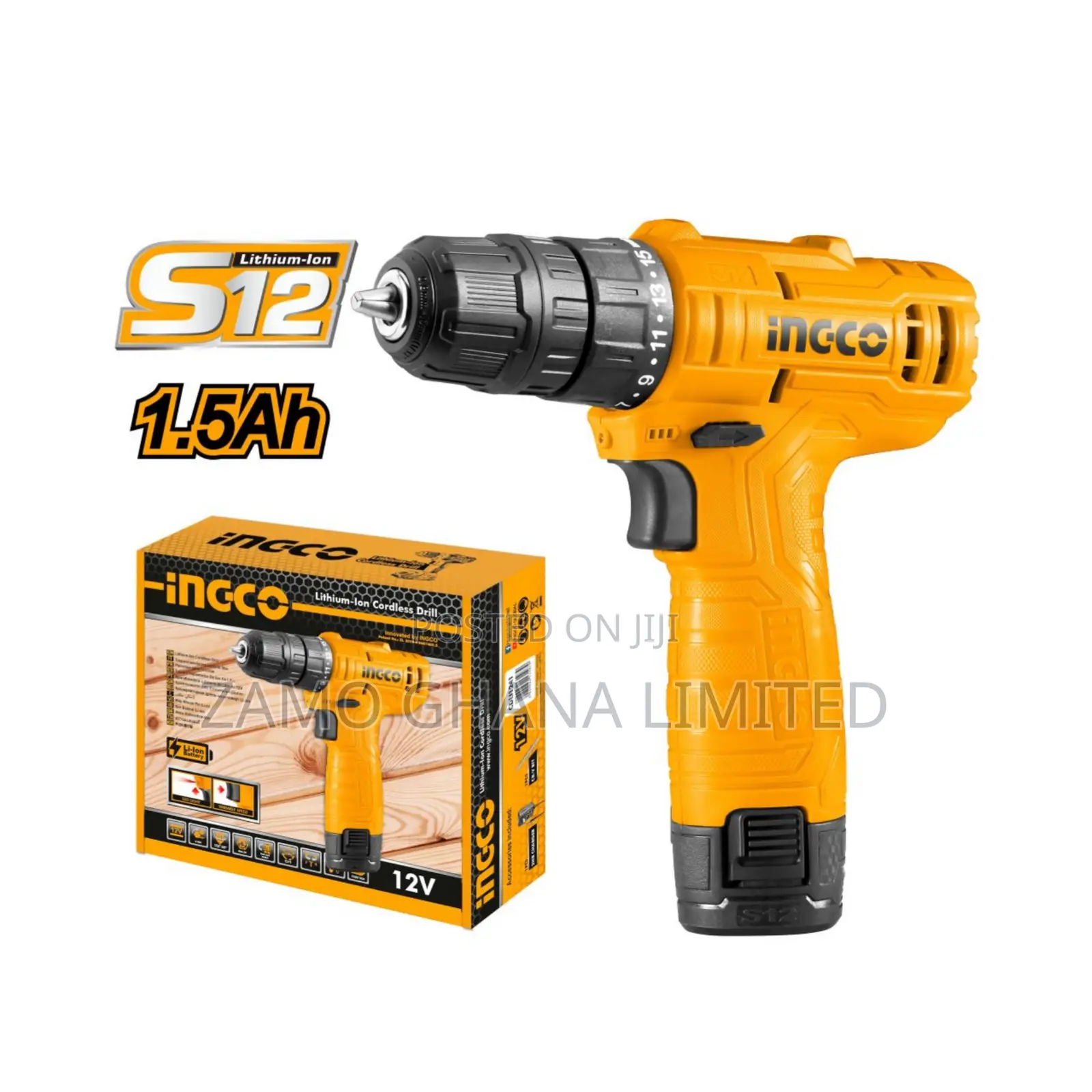 Lithium-Ion Cordless Drill - Cdli1241