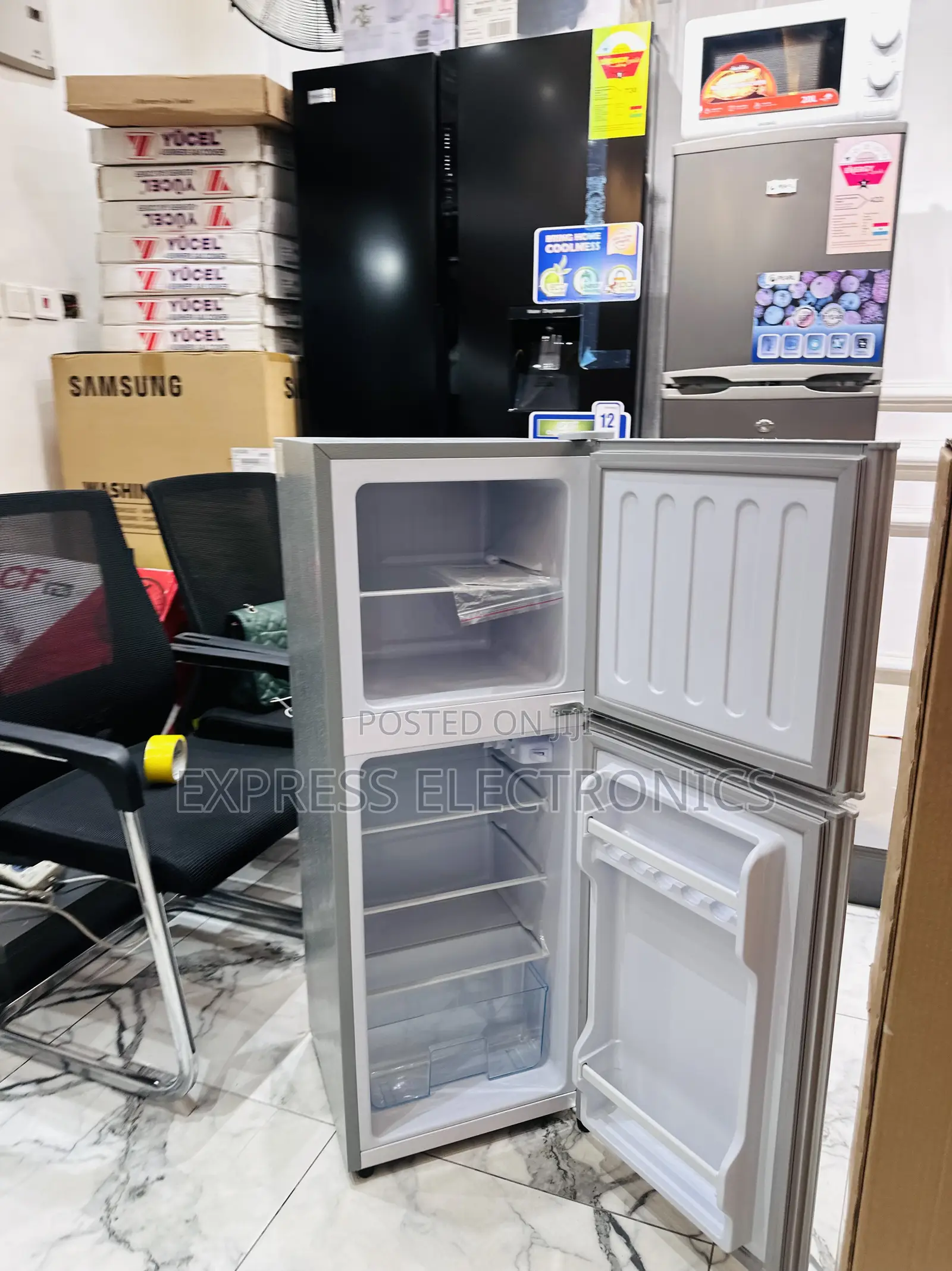 Sleek Grey Nas2-13fl Fridge Nasco
